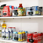 12 PACK Clear Plastic Storage Bins, Kitchen Cabinet Pantry Organizer Bins - Image 3