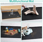 Silicone Under Sink Mat, 31"x22", Waterproof Cabinet Liner, Black - Image 5