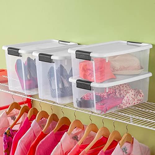 Sterilite Ultra Latch Box with Lids for Home and Office, 30 Quart, 12-Pack - Image 5