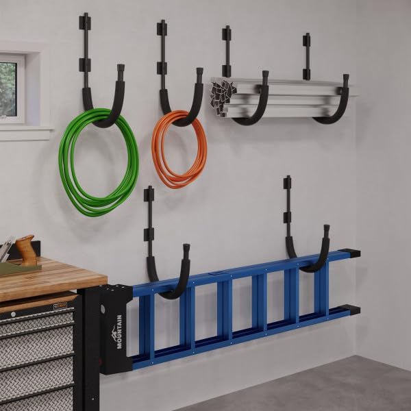2-Pack of Kayak Storage Hook Sets - Kayak Wall Mount Hangers with 100lb Capacity Per Pair for Paddleboards, Surfboards, - Image 3