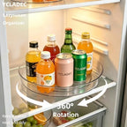4 Pack Lazy Susan 10.6" Turntable Organizer Pantry Cabinet - Image 4