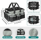 Compact Wearable Cleaning Supplie Bag with Handle Shoulder Straps - Image 3