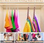 Closet Organizers and Storage,Heavy Duty Hangers Space Saving,Home Dorm Room Essentials for College Students Girls Boys,6 Pack Organization and Storage Clothes Hanger for Coat,Pants,Shirt,Scarf - Image 4