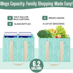 VENO 3 Pack Heavy Duty Reusable Grocery Shopping Bags Utility Tote - Image 4
