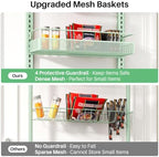 SNTD 8 Tiers Over the Door Organizer, 17" W x 6" D x 69" H, Green - Image 5