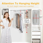 HOUSE DAY Space Saving Hangers for Clothes 4 Pack, Metal Magic Hanger | Heavy Duty Hanger Organizer 30 Lbs Capacity, Sturdy Multi Hangers, Closet Space Saver Closet Organizers and Storage Dorm Room - Image 2