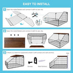MSJGA Laundry Room Shelves, Wall Mounted Storage Basket, 11.8" Wx12 Dx8.5 H - Image 7