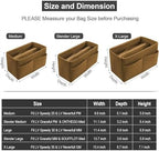 OMYSTYLE Purse Organizer Insert, Felt Tote Bag Organizer Insert with 5 Sizes, Handbag Dividers for Inside Purse, Compatible with Longchamp, Neverful, Speedy and More - Image 2