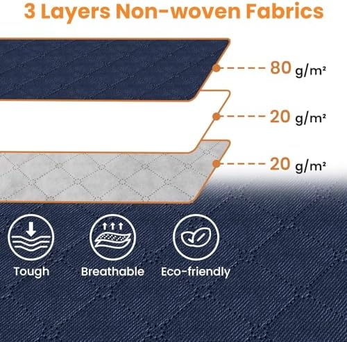 Fab totes 90L Clothes Storage, Foldable Thick Fabric Blanket Storage Bags | Foldable Containers with Zippers,Window and Handles for Organizing Bedroom, Closet, Comforter, Bedding,Dorm essentials - Image 6