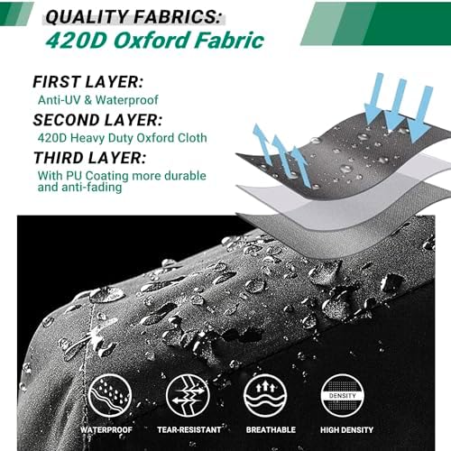 Garage Sports Equipment Organizer Cover,Waterproof 420D Oxford Protective Outdoor Indoor Sports Equipment Storage Rack Dust Cover 38"L x 18"W x 45"H (Only Cover) - Image 7