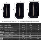 ZTUJO Purse Organizer Insert, Felt Bag Organizer with Metal Zipper, Handbag & Tote Shaper, For Speedy Neverfull Tote, 7 Sizes - Image 2