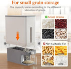 Lifewit Rice Dispenser 25 Lbs, Airtight Storage with Cup, 2 Pack Grey - Image 4