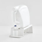 iDesign Laundry Detergent Holder Stand, White - Image 3