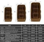 ZTUJO Purse Organizer Insert, Felt Bag Organizer For Handbag Purse Organizer,13 Colors, 6 Size (Small, Light Coffee) - Image 2
