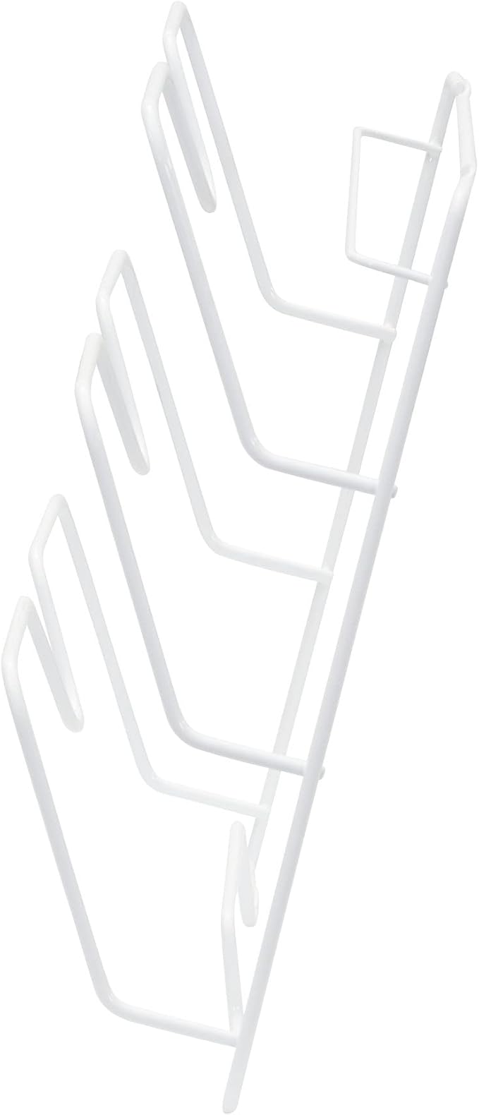 Household Essentials White Steel Door Mount Lid Rack - Image 5