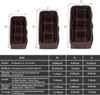 ZTUJO Purse Organizer Insert, Felt Bag Organizer For Handbag Purse Organizer,13 Colors, 6 Size (Medium, Coffee) - Image 2