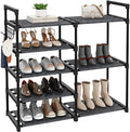 CSXGBAB Black Tubes Closet Shoe Rack, Boot Rack, 5 Tier Oxford Fabric Shelf, Easy Assembly, Sturdy and Durable, Holds Up to 30 lbs by CSXGBAB
