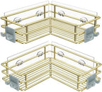 Nieifi Corner Shower Shelves, Adhesive Shower Caddy, Bathroom Organization by Nieifi