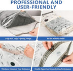 15 Pack Travel Vacuum Bags for Clothing with Rechargeable Wireless air Pump - Image 6