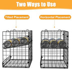 JKsmart 6-Tier XXL Stackable Wire Basket, Snack Organizer for Countertop - Image 3