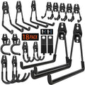 18 Pack Garage Hooks Heavy Duty - Anti-Slip Coating by Kodreat-USDirect