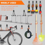 HUPBIPY 18 Pack Garage Hooks Heavy Duty, Wall Mount Ladder Hooks - Image 5