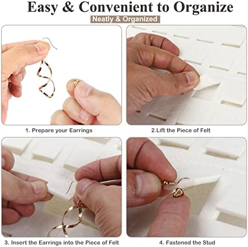 RESOVO Hanging Earrings Organizer & Holder 1 Pack - Image 4