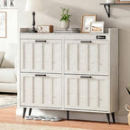 ChooChoo Shoe Storage Cabinet with 4 Flip Drawers and Deodorizer - Image 2