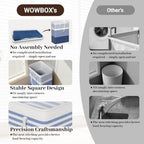 WOWBOX 2 Pack Laundry Baskets, Collapsible Dirty Clothes Laundry Hampers - Image 5