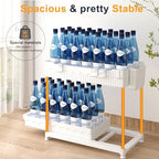 Sevenblue 3-Pack 2-Tier Under Sink Organizers with Sliding Drawers - Image 4