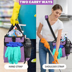 Large Cleaning Caddy Bag Built-in hard plastic sheet Aluminum foil lining - Image 5