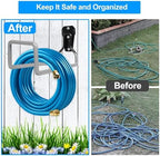 PeoMev Garden Hose Holder Metal Garden Hose Reel Wall Mounted Hose Hanger - Image 6