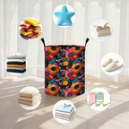 Vintage Music Laundry Basket Storage Bin Foldable Laundry Hamper Clothes Storage Bucket Organizer 19.6x15.7 Inch For Laundry Room/Bedroom/Bathroom - Image 5