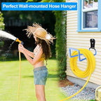 Hose Hanger Wall Mount Garden Hose Storage Water Hose Holders for Outside - Image 3