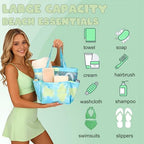 Mesh Shower Caddy Portable - 9 Pockets, Shower Bag for Dorm Room Camping - Image 6