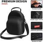 Livelab Hat Case, Hard Hat Case for Baseball Caps, Hat Storage with Carrying Handle & Shoulder Strap, Hat Organizer Protects Up to 6 Hats, Perfect for Travel & Home Storage - Black - Image 3