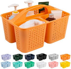 Tiawudi Portable Shower Caddy, Caddy Organizer with Handle, Plastic Shower Basket Hold Soap, Shampoo, Hair Supplies and Beauty Products, Cleaning Supplies Organizer for Home, Dorm, Shelf and Cabinet by Tiawudi