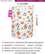 Ball game Fabric Storage Bin Nursery Organizer Basket(Ball game) - Image 2