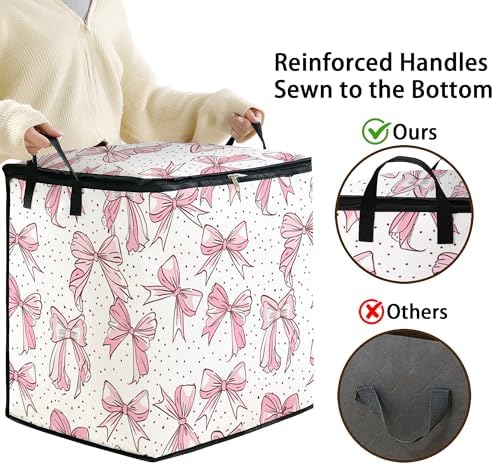 2pcs blanket storage bag for under bed,closet organizers 95L - Image 4