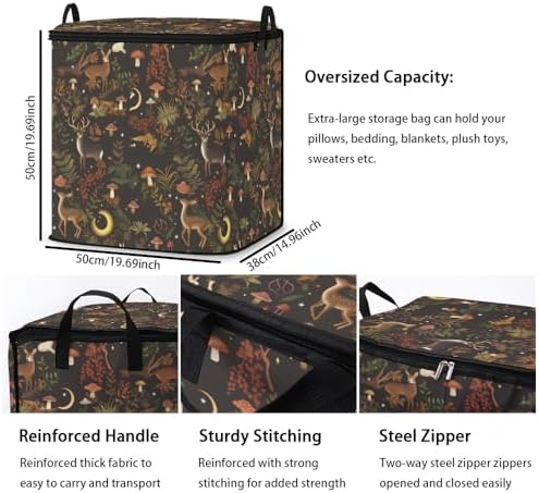 2pcs blanket storage bag for under bed,closet organizers 95L - Image 3