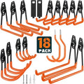 HUPBIPY 18 Pack Garage Hooks Heavy Duty, Wall Mount Ladder Hooks by HUPBIPY