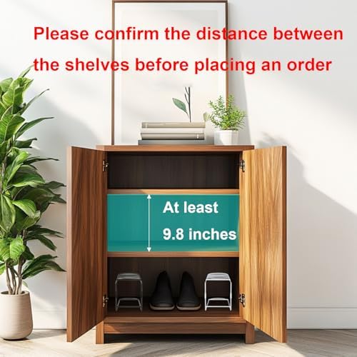 CiBiZi Shoe Slots Organizer 10Pack Metal Shoe Stackers for a Pair of Shoes Display Shelf Shoe Holder Shoe Storage Closet Organizers Shoe Space Saver Organizador de Zapatos Black - Image 4