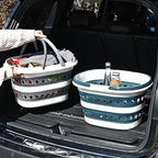 2 Pack Compact Collapsible Laundry Basket, Small Size Pop-Up Hamper Perfect for Bedroom Side,Bathroom,Travel, Not for Large Families, Foldable with Handle, Measures 16 x 12.5 x 9.5 In, (Gray) - Image 6