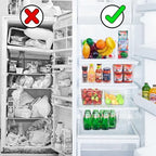 Set of 8 Pantry Organizers and Storage, Clear Plastic Bins(4L+4S) - Image 6