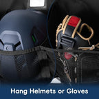 KAVIGOR Baseball/Softball Dugout Organizer - 15+ Helmet & Glove Storage Bag, Military-Grade 900D Fabric & 6 Reinforced Steel Hooks - Image 2