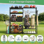 Garage Sports Equipment Organizer, Golf Bag Storage Rack - Image 3
