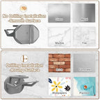 Niunuerga 48 Pack Adhesive Hat Hooks for Wall, Super Strong Hat Rack for Baseball Caps, Minimalist Hat Organizer Display for Home Decor, Hat Hangers Holder for Wall, Door, Closet, No Drilling (Gray) - Image 5