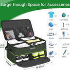 YOREPEK Golf Gifts for Men, 2 Layer Golf Trunk Organizer for 2 Pair Shoes - Image 4