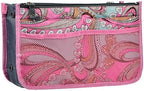 Vercord Purse Organizer Insert for Handbags Bag Organizers Inside Tote Pocketbook Women Nurse Nylon 13 Pockets Pink Flowers Large by Vercord