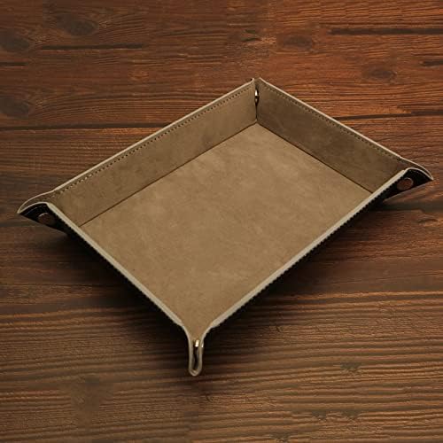 Valet Organizer - Catchall Tray for Jewelry, Wallets, Watches, Keys, Coins, Phones, Glasses - Perfect for Nightstand, Desk, Entryway - Image 2